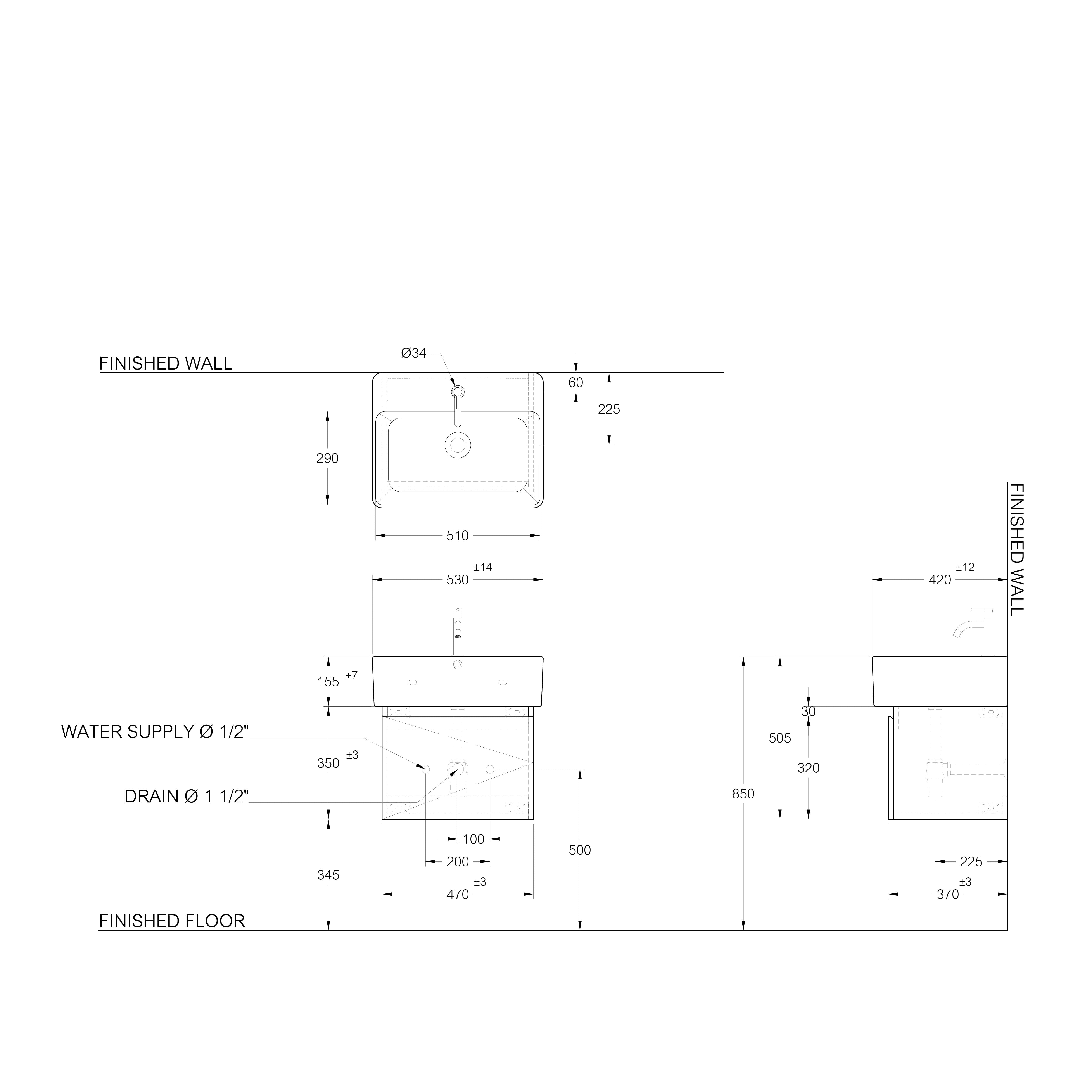 อ่างล้างหน้าพร้อมตู้กันน้ำ 100% MOGEN รุ่น LFU50047C8 (SP1-R)  53 ซม._4